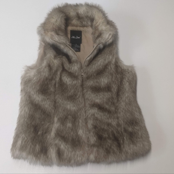 Me Jane Size 12 Faux Fur Vest - Picture 4 of 10